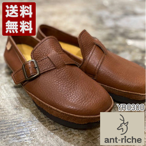 【ant-riche YR0300 ブラウン】WOMENS AKAUSHI レザーベルトシューズ